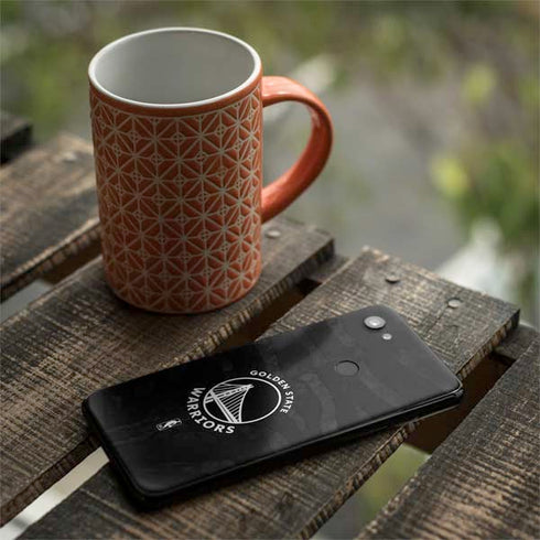 NBA Golden State Warriors Black Animal Print Google Pixel 3a Skin